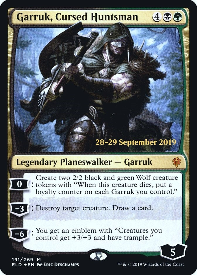 Image for Garruk, Cursed Huntsman (191) (PRE) - Magic: The Gathering