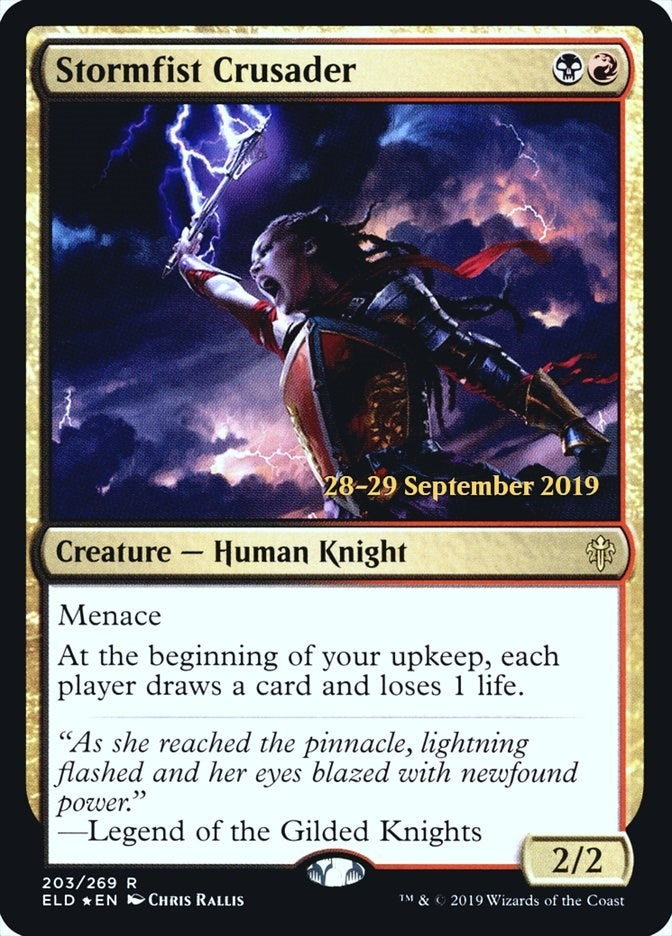 Image for Stormfist Crusader (203) (PRE) - Magic: The Gathering