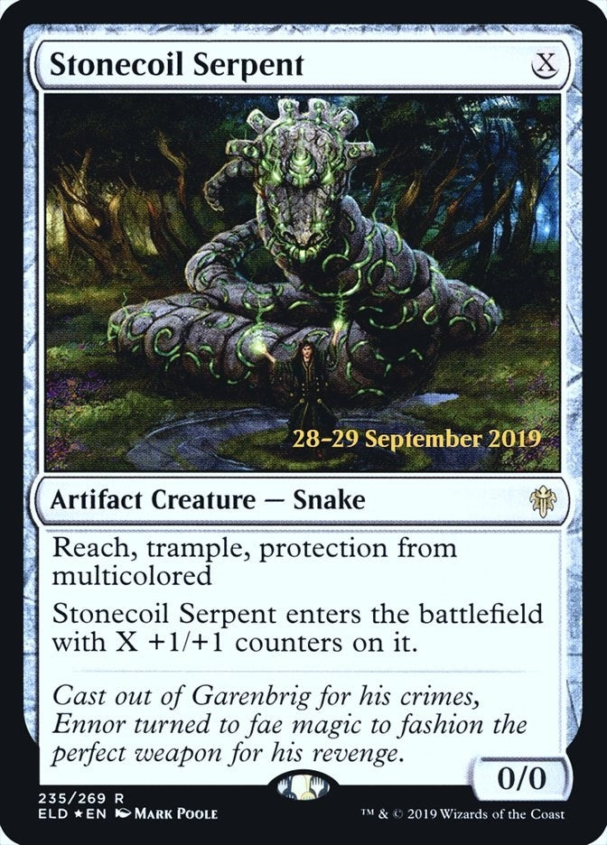 Image for Stonecoil Serpent (235) (PRE) - Magic: The Gathering