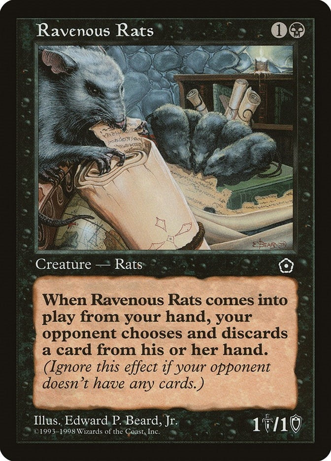 Image for Ravenous Rats (P02) - Magic: The Gathering