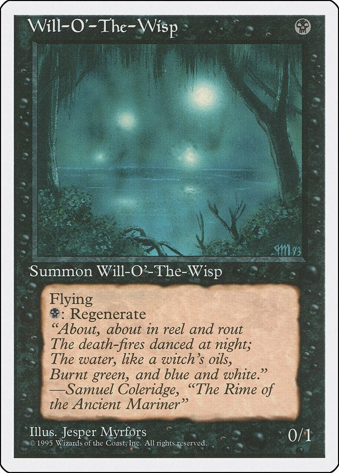 Image for Will-o'-the-Wisp (4ED) - Magic: The Gathering