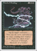 Image for Word of Binding (4ED) - Magic: The Gathering