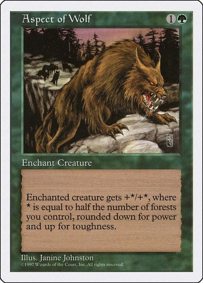 Image for Aspect of Wolf (5ED) - Magic: The Gathering