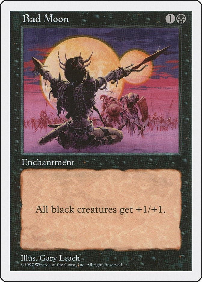 Image for Bad Moon (5ED) - Magic: The Gathering