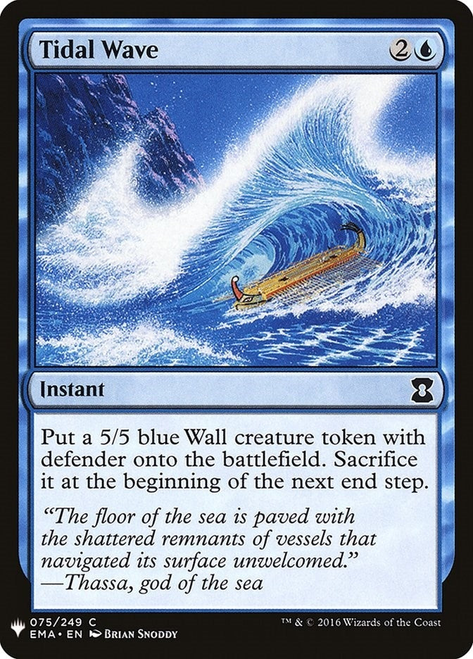 Tidal Wave (75) (LIST)