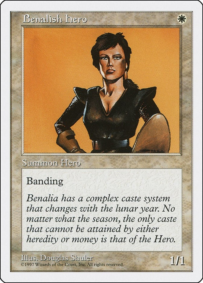 Image for Benalish Hero (5ED) - Magic: The Gathering