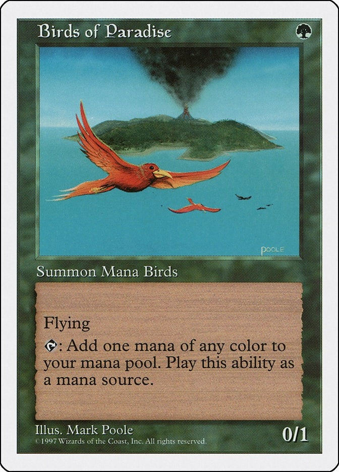 Image for Birds of Paradise (142) (5ED) - Magic: The Gathering
