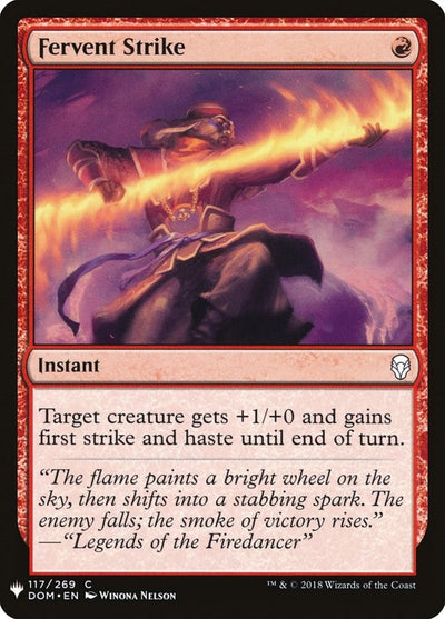Fervent Strike (117) (LIST)