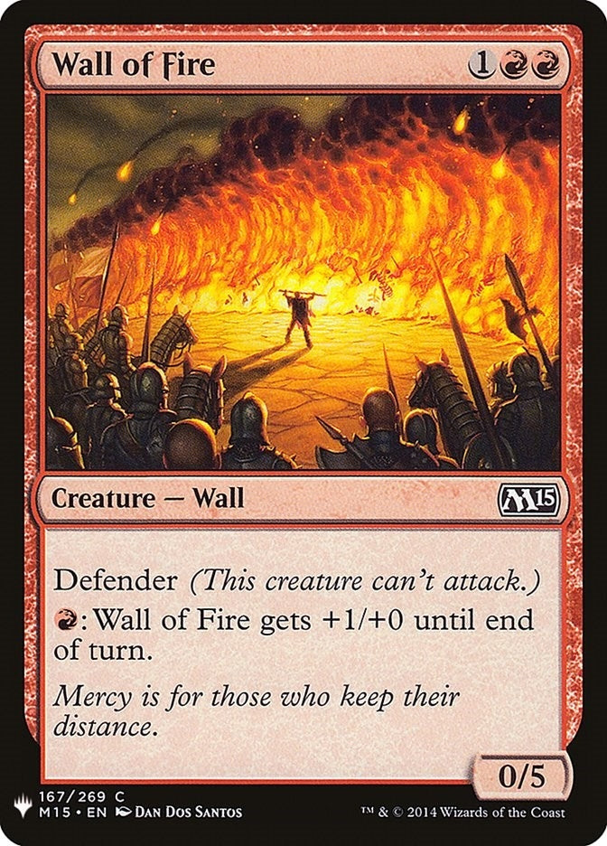 Wall of Fire (167) (LIST)