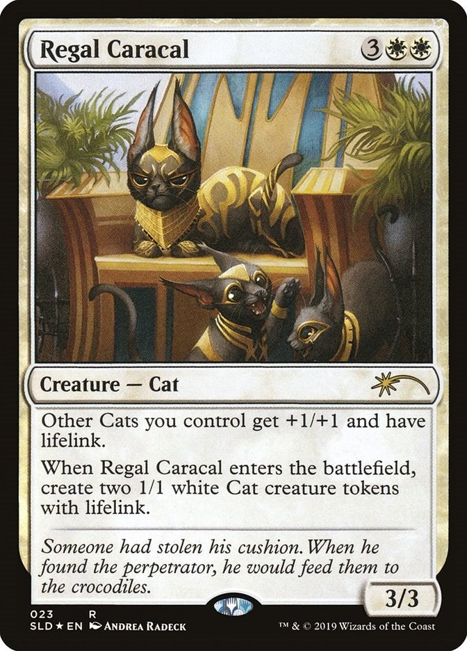 Image for Regal Caracal (23) (SLD) - Magic: The Gathering