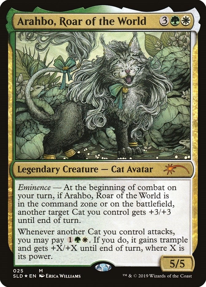 Image for Arahbo, Roar of the World (25) (SLD) - Magic: The Gathering