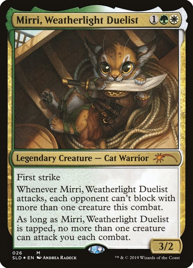 Image for Mirri, Weatherlight Duelist (26) (SLD) - Magic: The Gathering