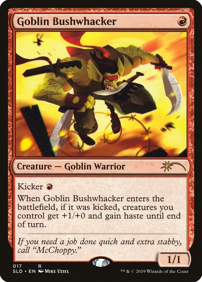 Image for Goblin Bushwhacker (17) (SLD) - Magic: The Gathering