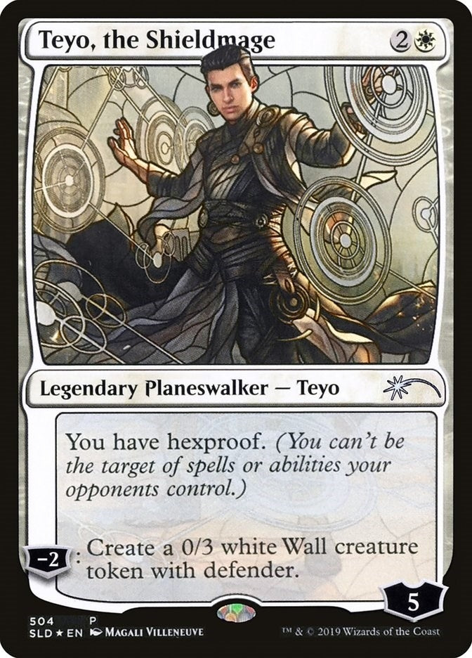 Image for Teyo, the Shieldmage (Stained Glass) (504) (SLD) - Magic: The Gathering