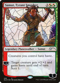 Image for Samut, Tyrant Smasher (Stained Glass) (535) (SLD) - Magic: The Gathering