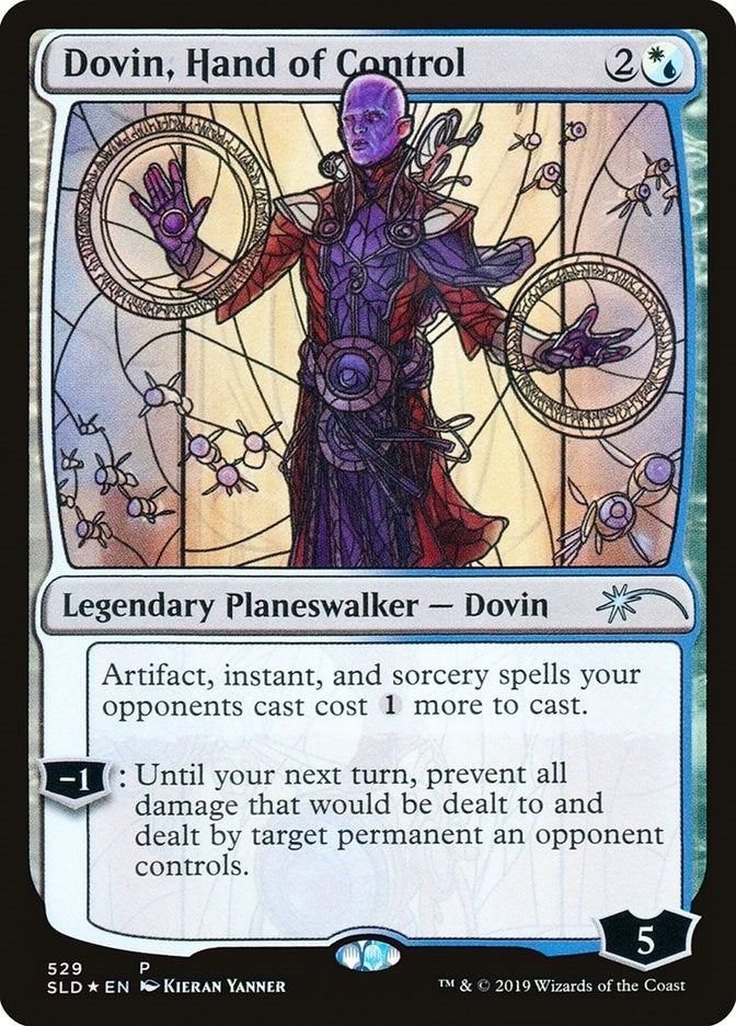 Image for Dovin, Hand of Control (Stained Glass) (529) (SLD) - Magic: The Gathering
