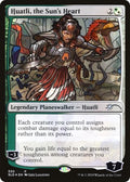 Image for Huatli, the Sun's Heart (Stained Glass) (530) (SLD) - Magic: The Gathering
