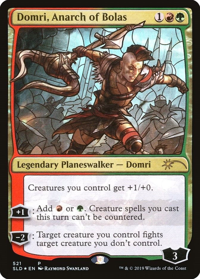 Image for Domri, Anarch of Bolas (Stained Glass) (521) (SLD) - Magic: The Gathering