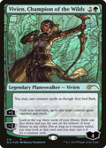 Image for Vivien, Champion of the Wilds (Stained Glass) (519) (SLD) - Magic: The Gathering
