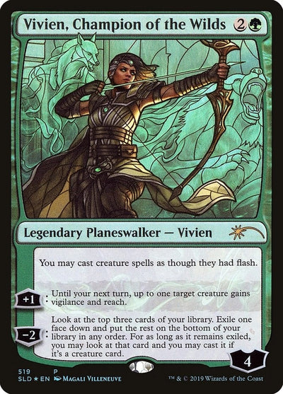 Vivien, Champion of the Wilds (Stained Glass) (519) (SLD)