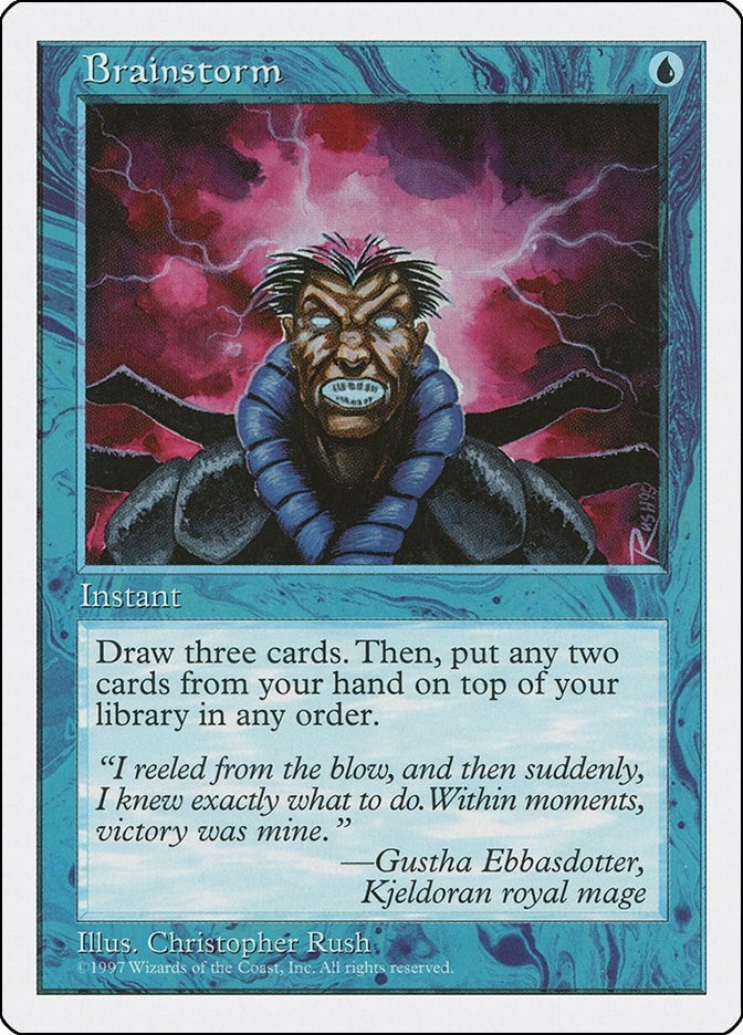 Image for Brainstorm (5ED) - Magic: The Gathering