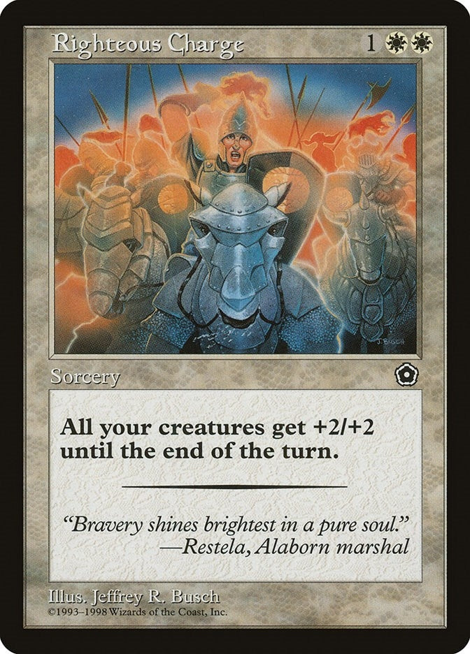 Image for Righteous Charge (P02) - Magic: The Gathering