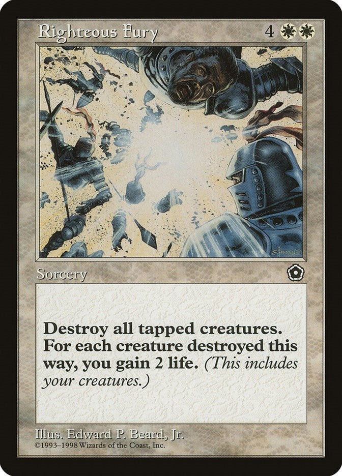 Image for Righteous Fury (P02) - Magic: The Gathering