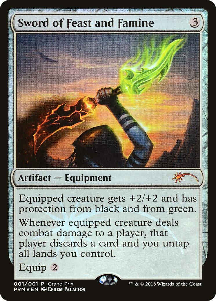 Image for Sword of Feast and Famine (1) (GPP) - Magic: The Gathering