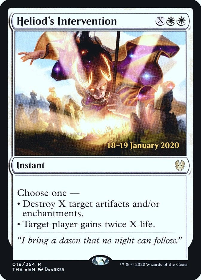 Image for Heliod's Intervention (19) (PRE) - Magic: The Gathering