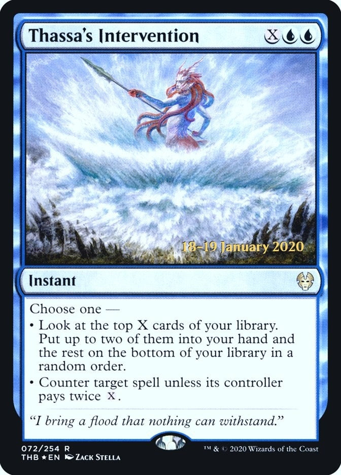 Image for Thassa's Intervention (72) (PRE) - Magic: The Gathering