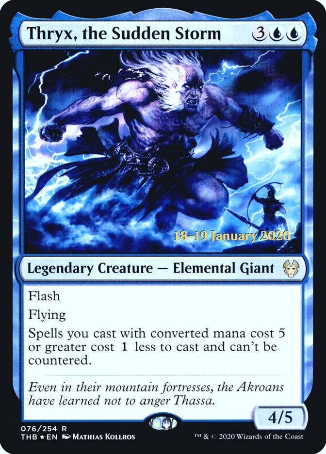 Image for Thryx, the Sudden Storm (76) (PRE) - Magic: The Gathering