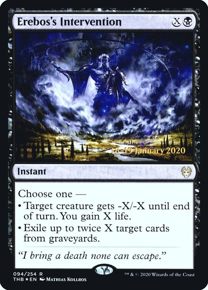 Image for Erebos's Intervention (94) (PRE) - Magic: The Gathering