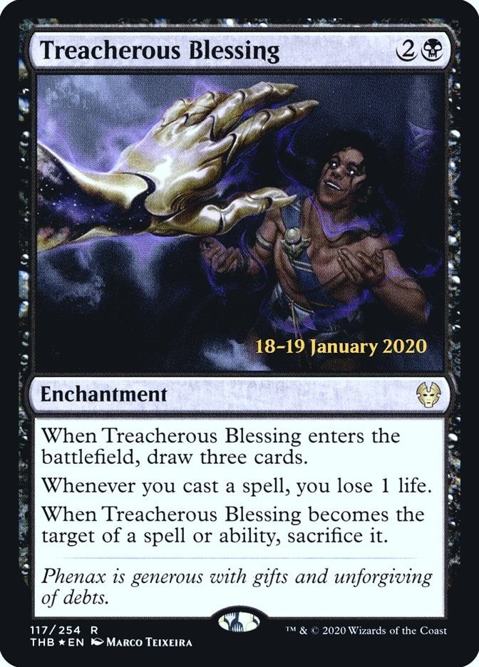 Image for Treacherous Blessing (117) (PRE) - Magic: The Gathering
