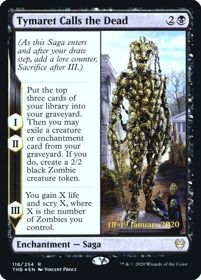 Image for Tymaret Calls the Dead (118) (PRE) - Magic: The Gathering