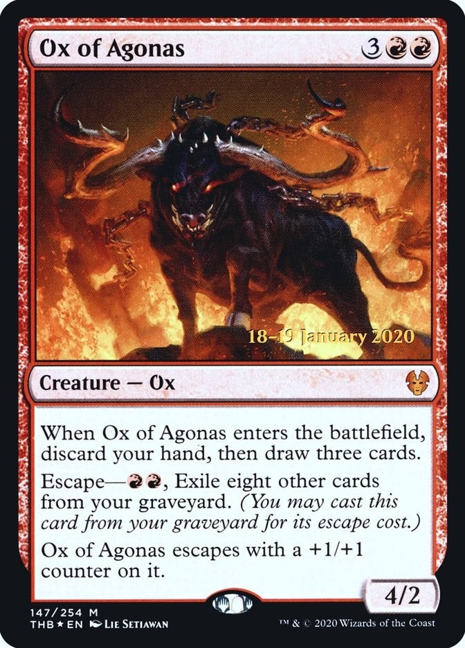 Image for Ox of Agonas (147) (PRE) - Magic: The Gathering