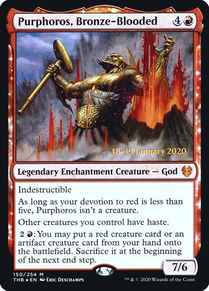 Image for Purphoros, Bronze-Blooded (150) (PRE) - Magic: The Gathering