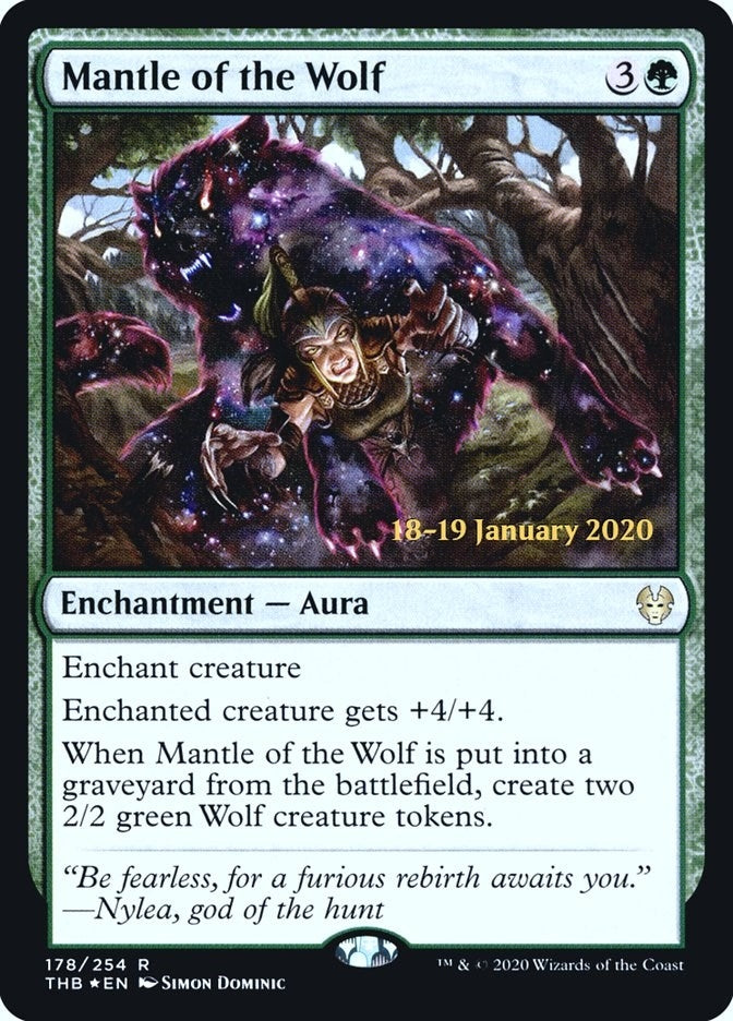Image for Mantle of the Wolf (178) (PRE) - Magic: The Gathering