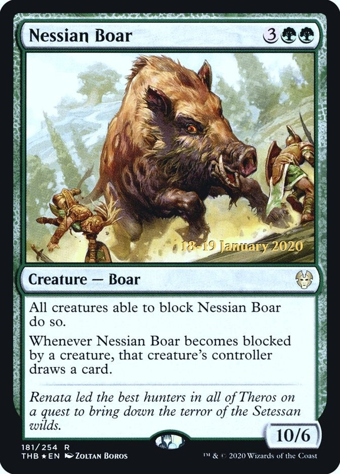 Image for Nessian Boar (181) (PRE) - Magic: The Gathering