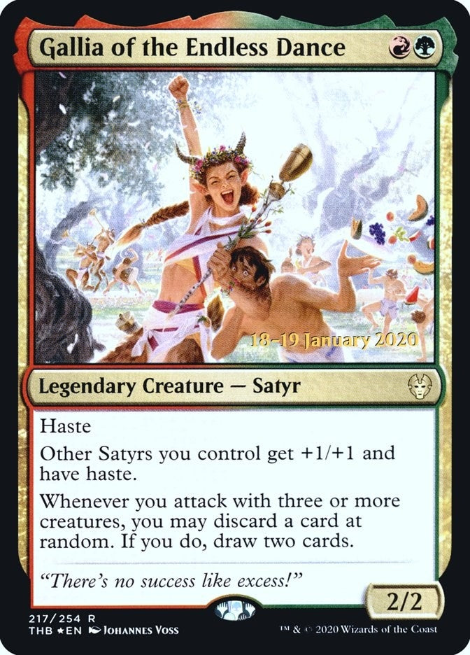 Image for Gallia of the Endless Dance (217) (PRE) - Magic: The Gathering