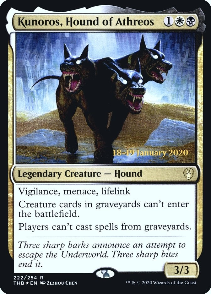 Image for Kunoros, Hound of Athreos (222) (PRE) - Magic: The Gathering