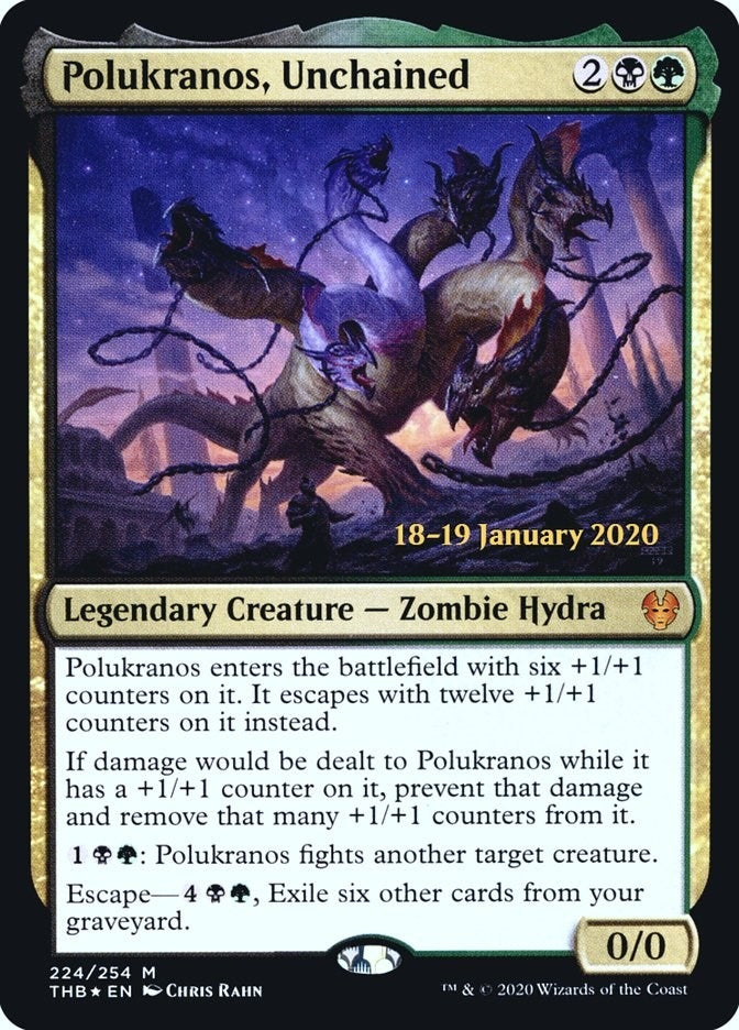 Image for Polukranos, Unchained (224) (PRE) - Magic: The Gathering