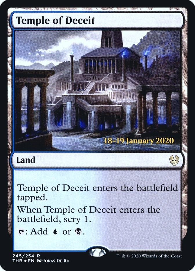 Image for Temple of Deceit (245) (PRE) - Magic: The Gathering