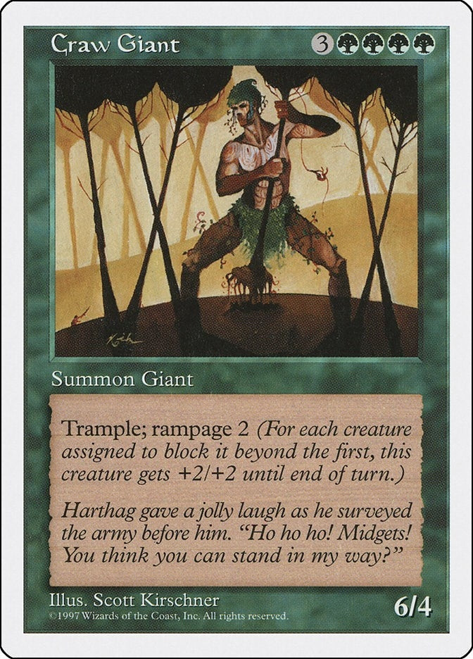 Image for Craw Giant (5ED) - Magic: The Gathering