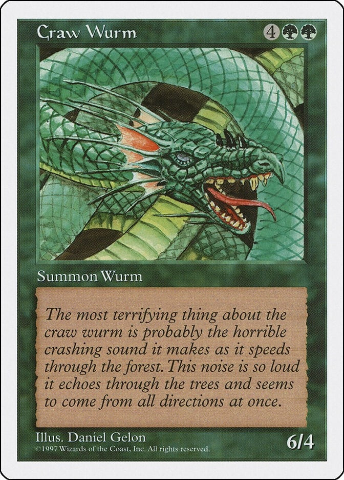 Image for Craw Wurm (5ED) - Magic: The Gathering