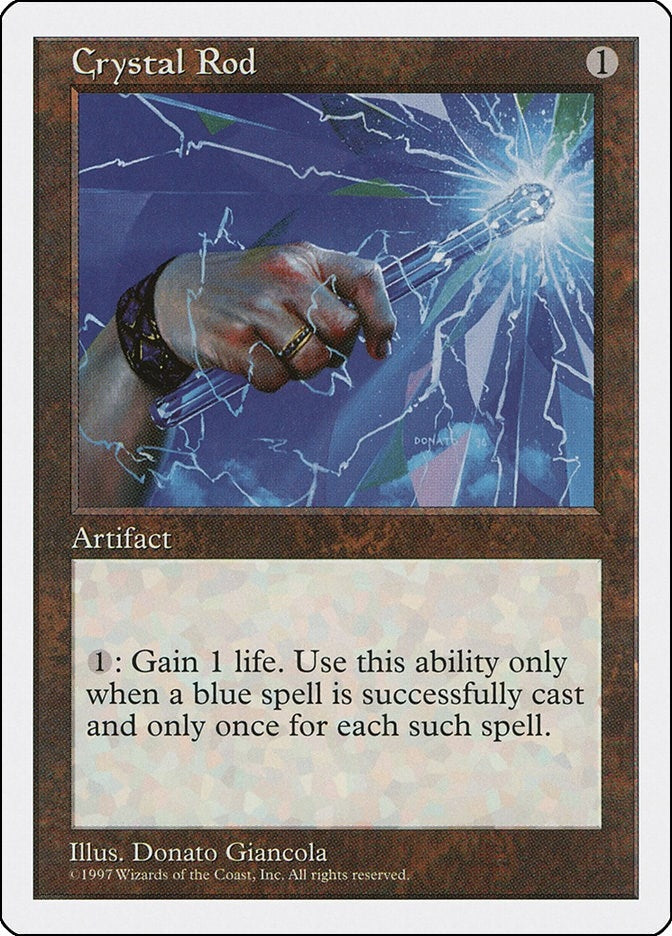 Image for Crystal Rod (5ED) - Magic: The Gathering
