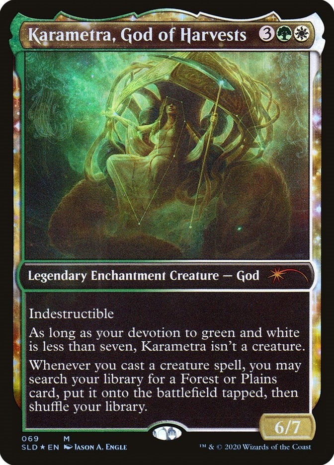 Image for Karametra, God of Harvests (69) (SLD) - Magic: The Gathering