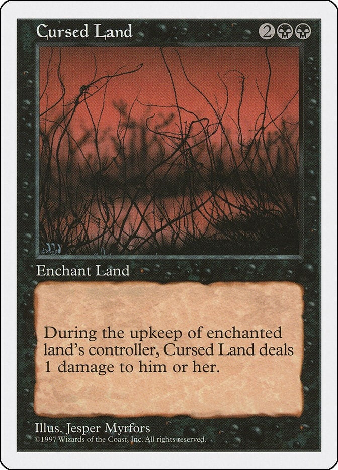 Image for Cursed Land (5ED) - Magic: The Gathering