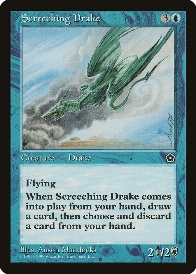 Image for Screeching Drake (P02) - Magic: The Gathering