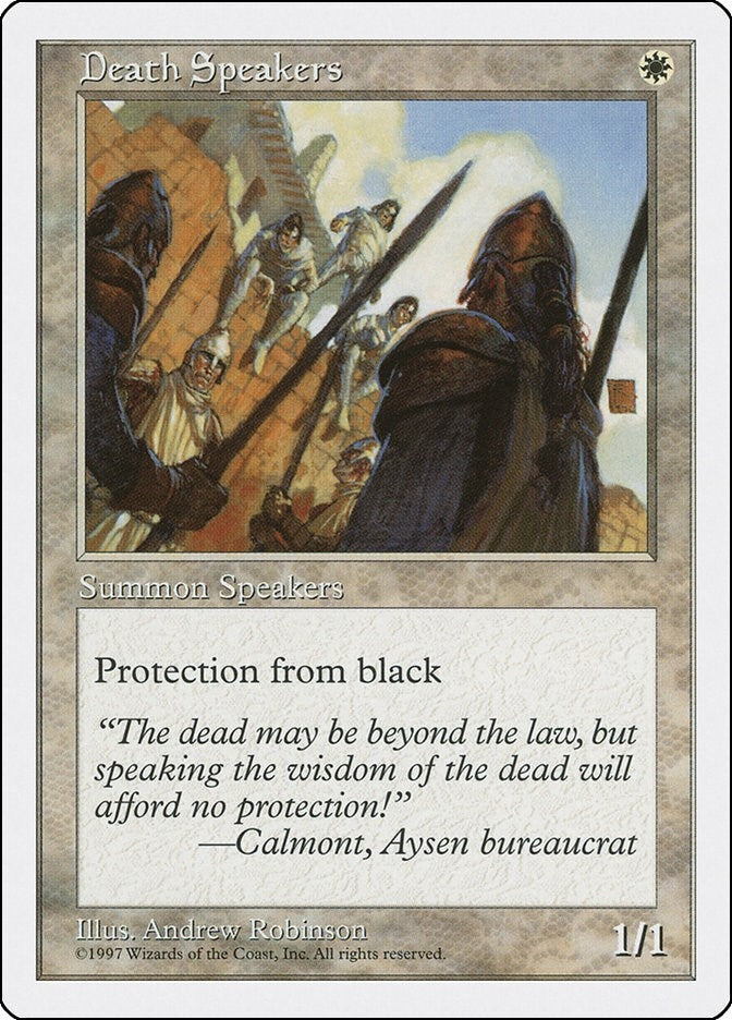 Image for Death Speakers (5ED) - Magic: The Gathering