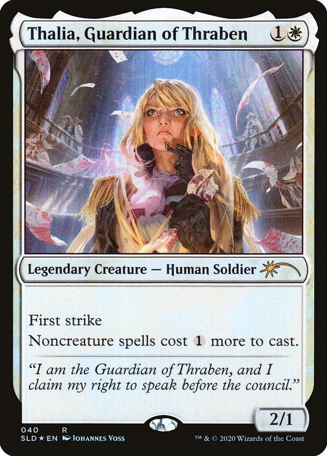 Image for Thalia, Guardian of Thraben (040) (40) (SLD) - Magic: The Gathering